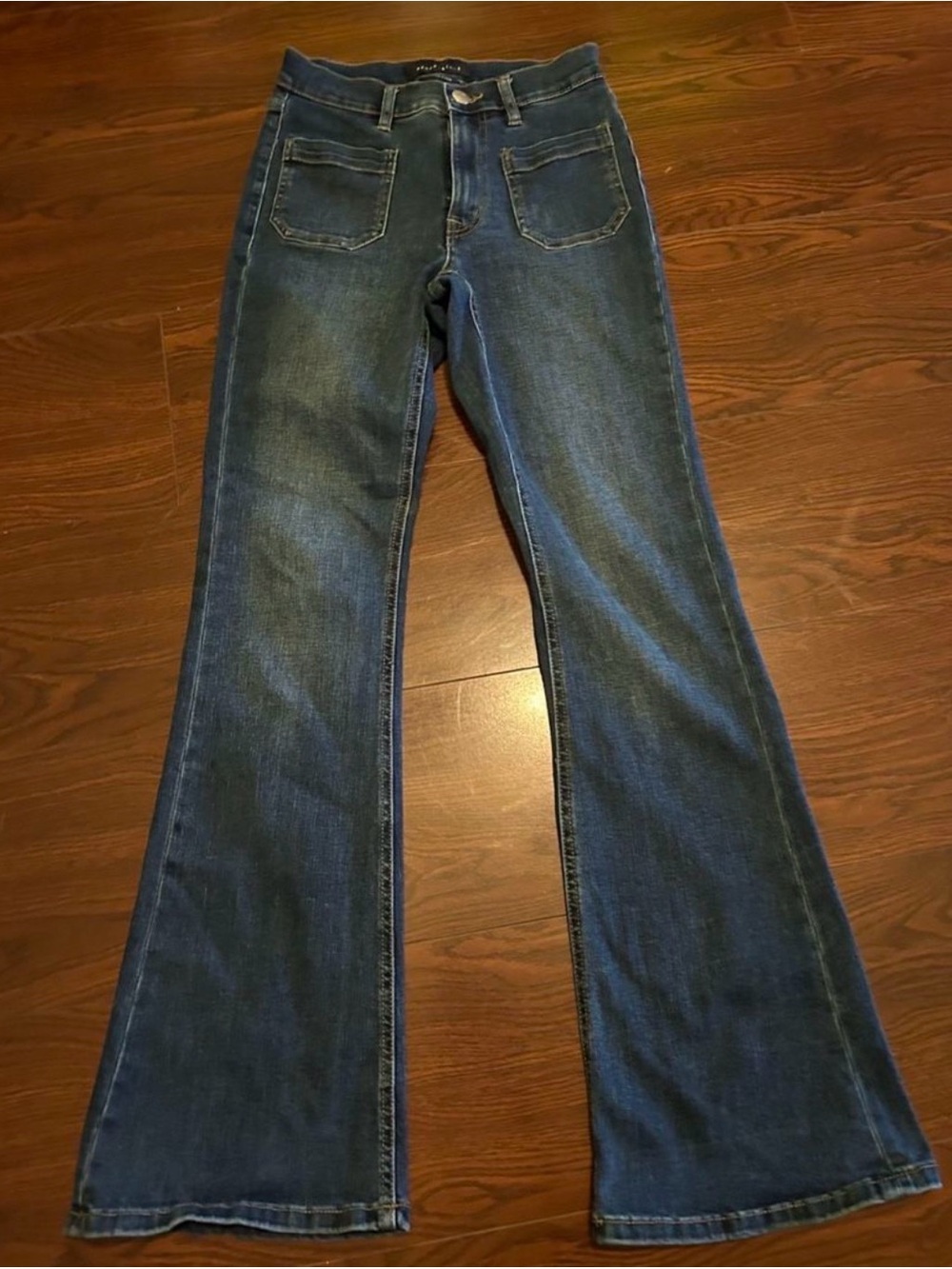 Aeropostale Women's Dark Indigo Flare Jeans